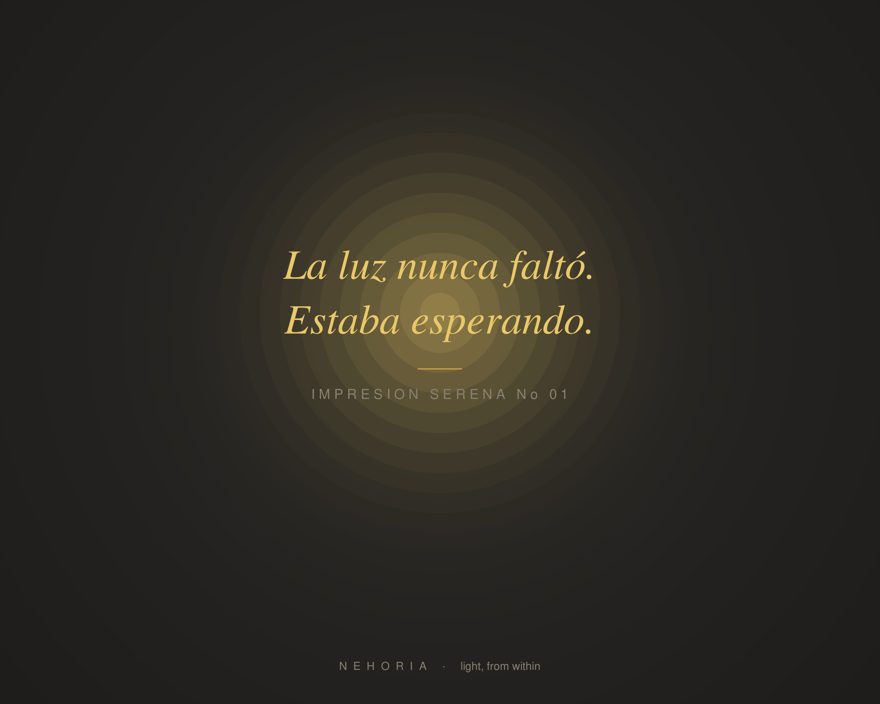 Impresión Serena número uno: arte de pared que dice La luz nunca faltó. Estaba esperando.