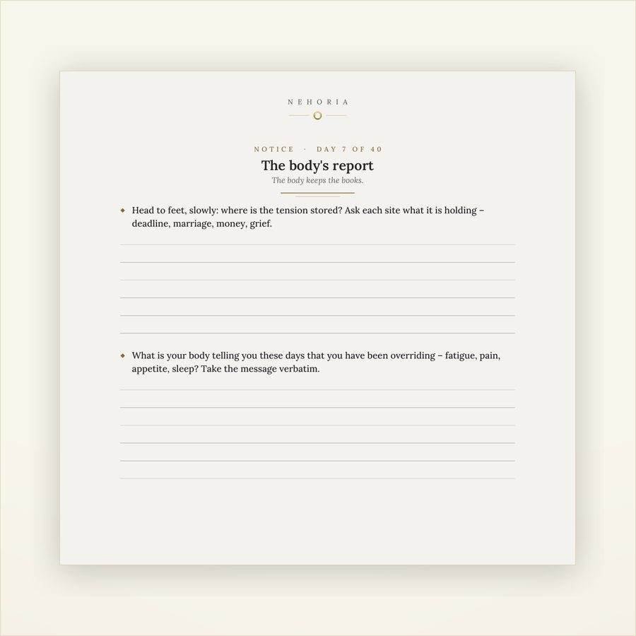 A page from The Shadow Work Journal for Men, shown as it prints